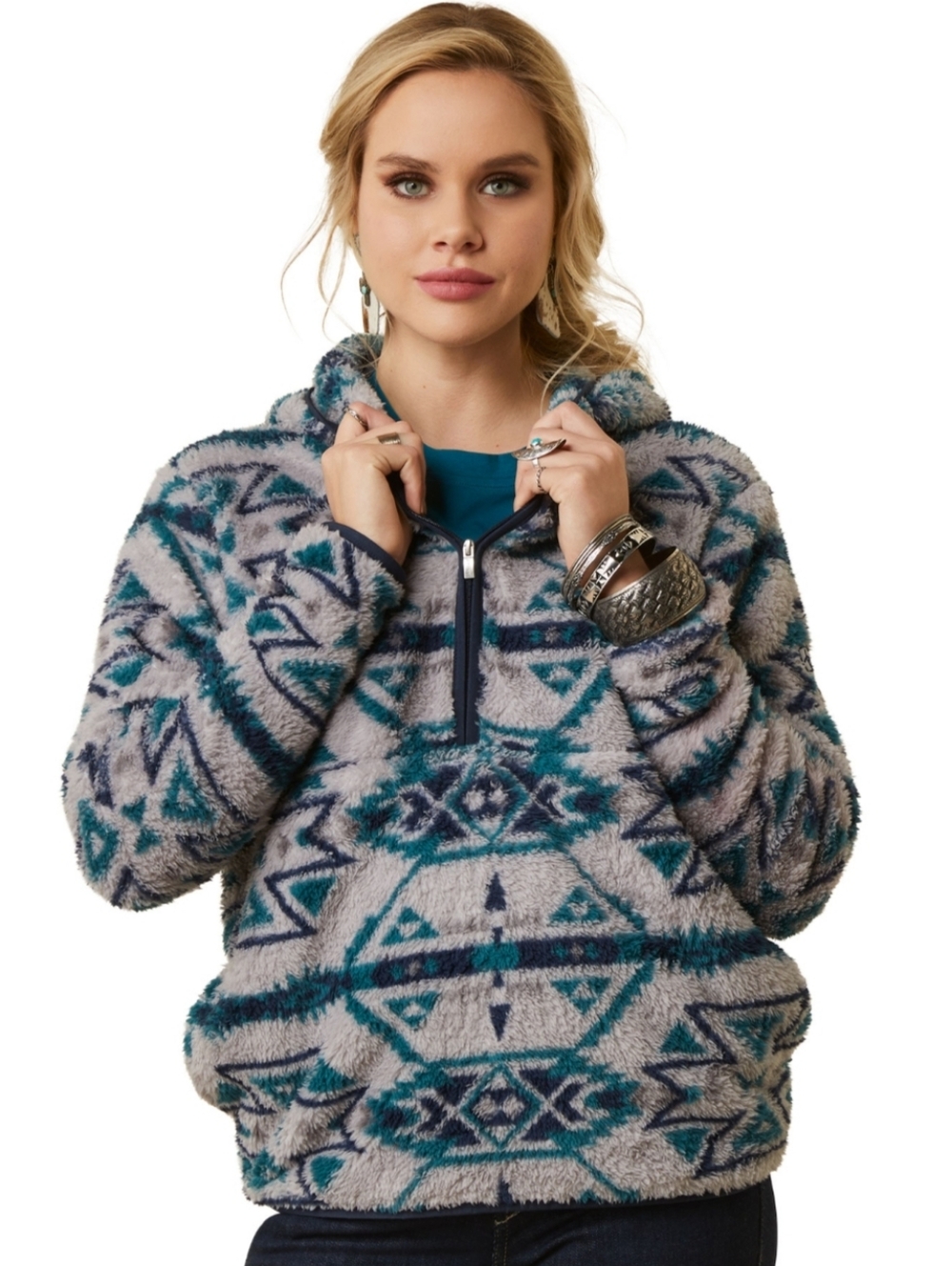 NWT Women’s Ariat R.E.A.L. Berber Pullover Sweatshirt